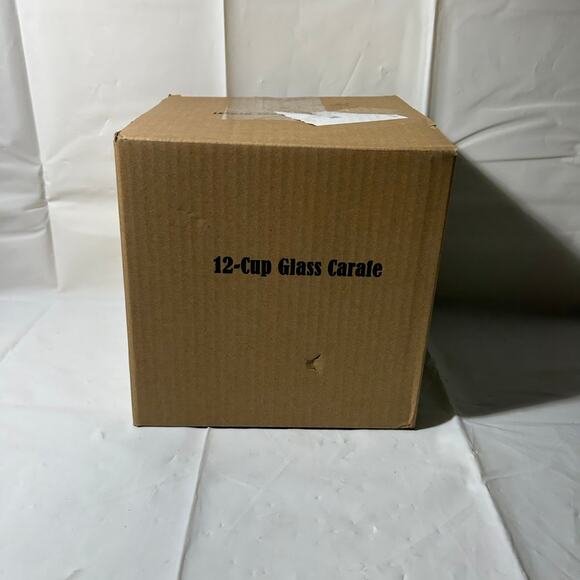 12-cup glass carale - Picture 2 of 2